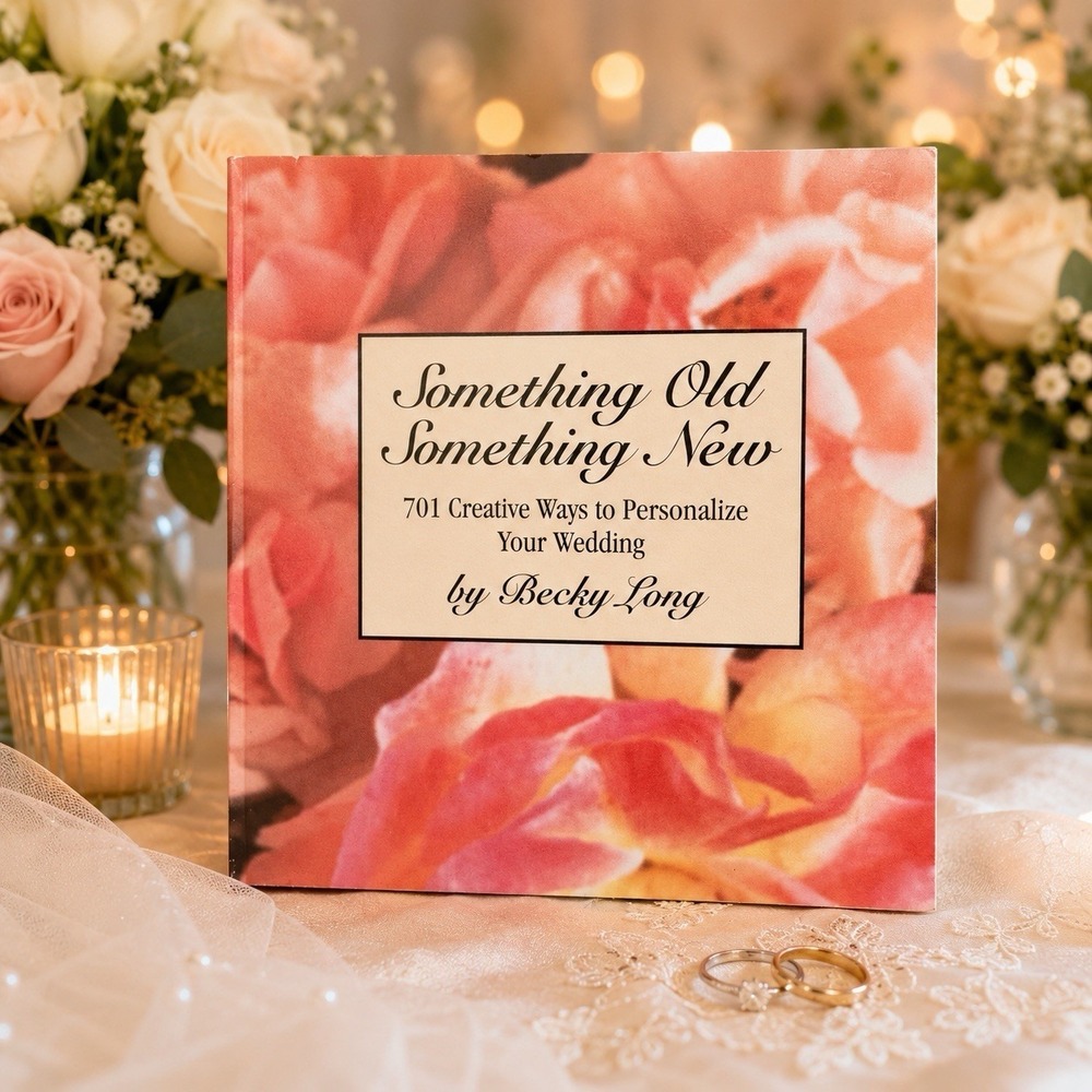 Vintage 1997 Something Old Something‎ New Wedding Book Bride Gift Shower Guide